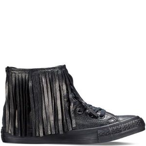 Chuck Taylor All Star Fringe Leather High Tops